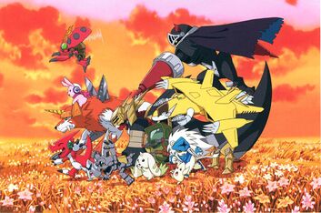 Digimon Story Super Xros Wars Red promo art