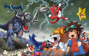 Digimon Xros Wars promo art