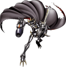 Omegamon Zwart (Digimon Crusader)